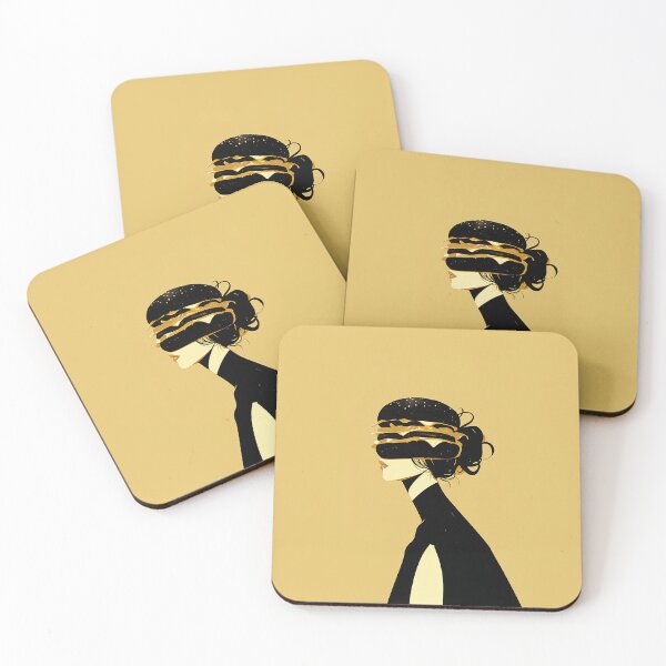 Item preview, Minimal Black Gold Burger Muse designed and sold by Christian Weiss.