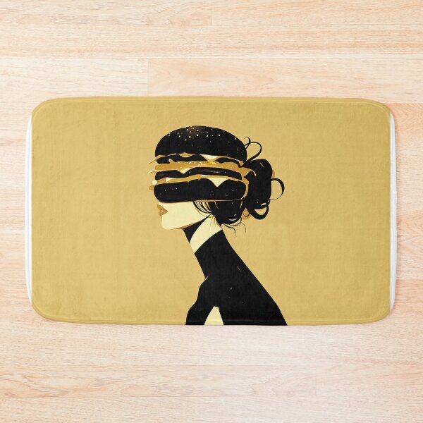 Item preview, Minimal Black Gold Burger Muse designed and sold by Christian Weiss.