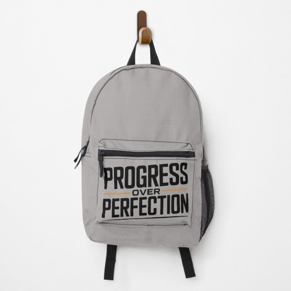 Item preview, Progress Over Perfection – Minimal Motivational Typography Design designed and sold by jogmayashop.