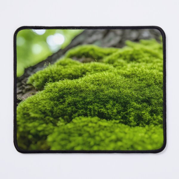 Item preview, Green Moss on Tree Trunk | Woodland Nature Texture | Forest Photography Print designed and sold by ThatSurreyLife.