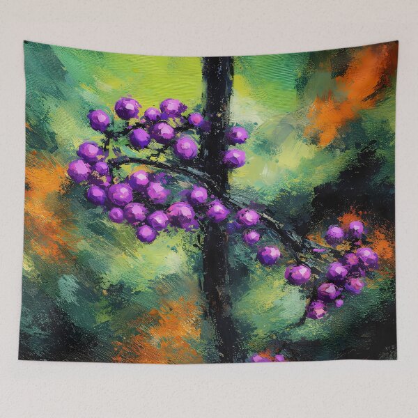 Item preview, Vibrant Purple Berries in Nature designed and sold by cuprum.