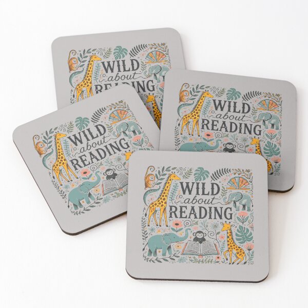 Item preview, Wild About Reading Zoo Animals for Bookworm Book Reader  designed and sold by mjohnson9.