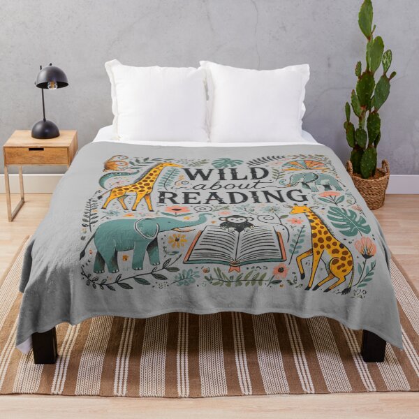 Item preview, Wild About Reading Zoo Animals for Bookworm Book Reader designed and sold by mjohnson9.