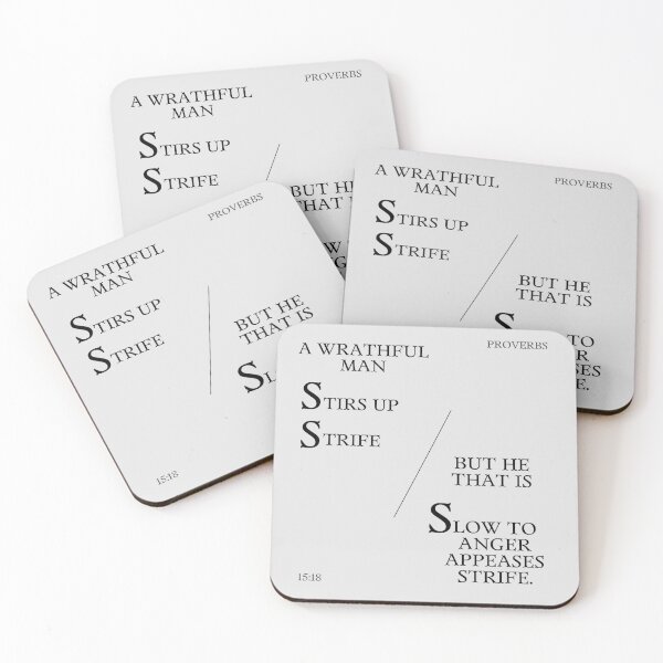 Item preview, Proverbs 15:18 designed and sold by Undonemadenew.