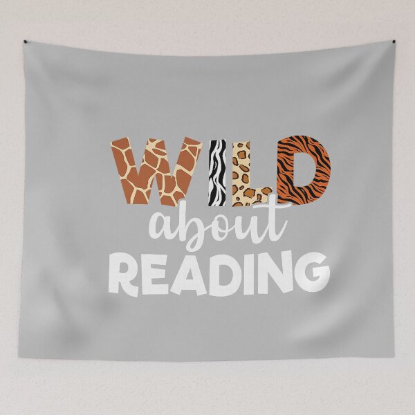 Item preview, Wild About Reading Teacher Reading Books Back To School  designed and sold by mjohnson9.