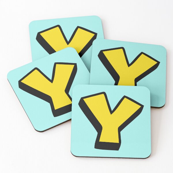 Item preview, Letter Y in Video Game Style – Fun and Colorful Text for Creating Posters designed and sold by charlypicazo.