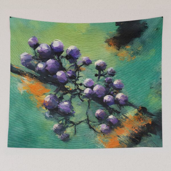 Item preview, Vibrant Purple Callicarpa berries designed and sold by cuprum.