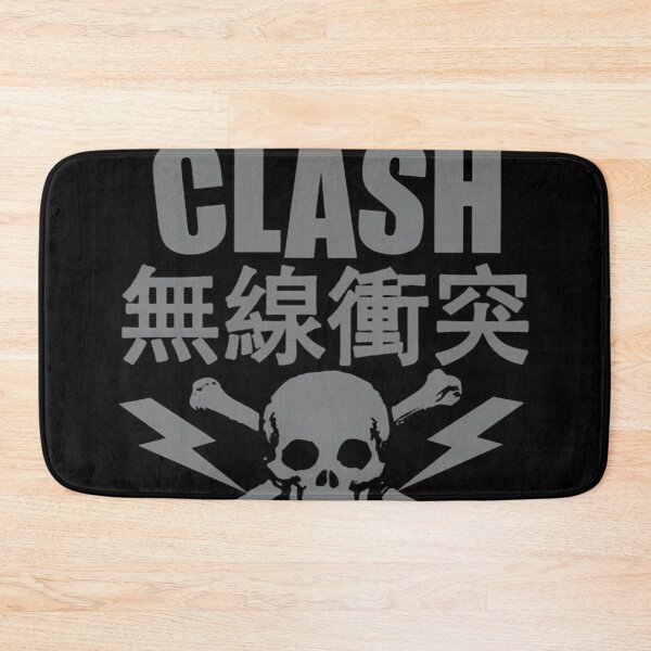 Item preview, The Clash Radio Clash Japanese Kanji Skull Punk Rock Art  designed and sold by ABDULMOUIZ.