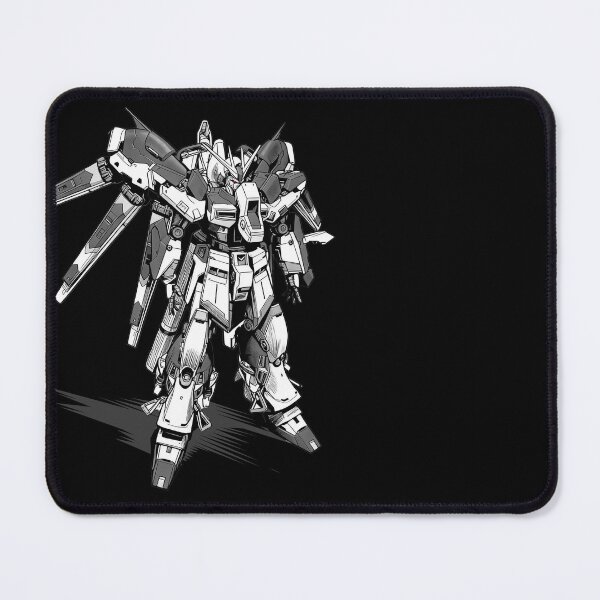 Item preview, black white hi nu gundam mecha vector draw designed and sold by sabartgunpla.