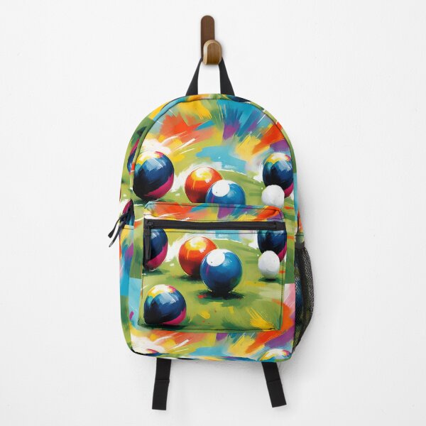 Item preview, "Vibrant Roll: An Abstract Splash of Lawn Bowls Colors" designed and sold by A-Work-Of-Art.