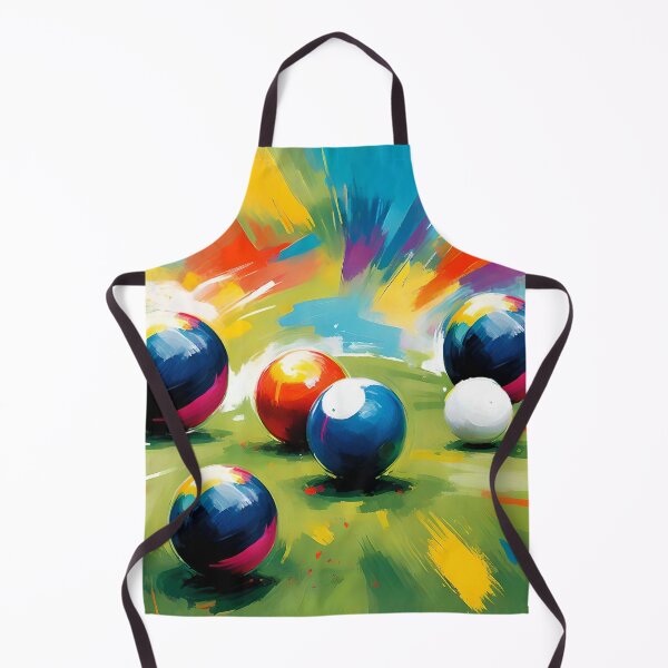 Item preview, "Vibrant Roll: An Abstract Splash of Lawn Bowls Colors" designed and sold by A-Work-Of-Art.