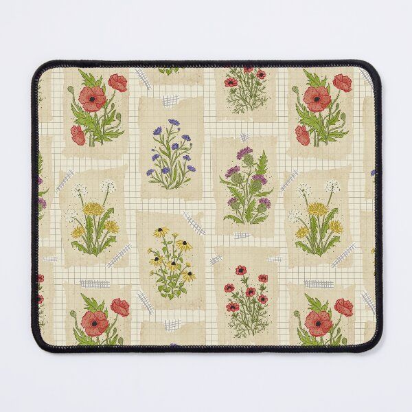 Item preview, Vintage Wildflower Scrapbooking Collage Pattern designed and sold by rnmarts.