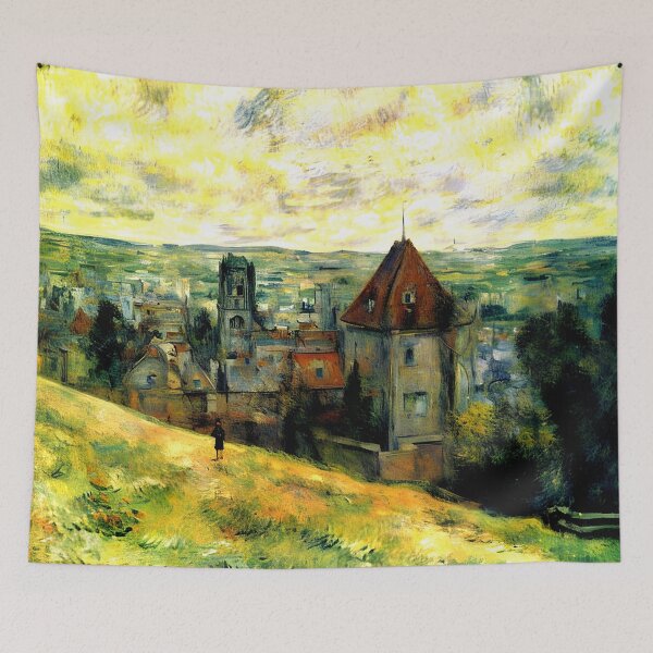 Item preview, Dieppe 1882: Sunlit Harbor and Animated Seaside Promenade designed and sold by artdesignsnow.