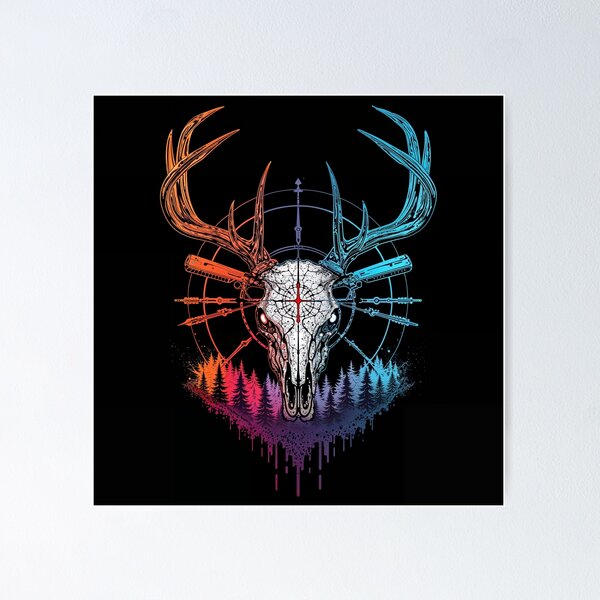 Item preview, Stag Skull designed and sold by Hayes Printology.