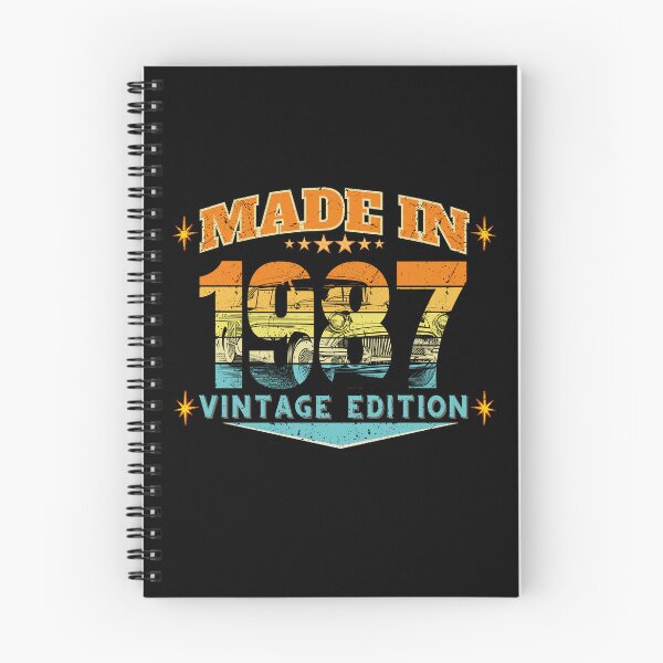 Item preview, Made in 1987 Vintage Birthday Gift – Retro 80s Distressed 39th Birthday Design designed and sold by MixedVibes Co..