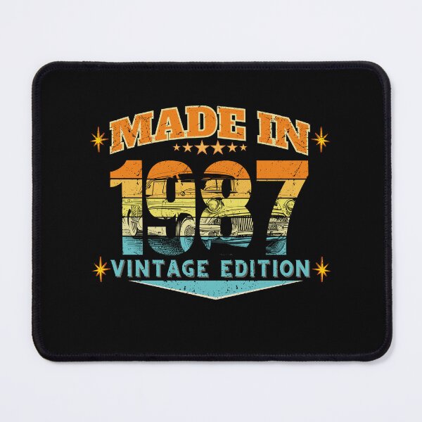 Item preview, Made in 1987 Vintage Birthday Gift – Retro 80s Distressed 39th Birthday Design designed and sold by MixedVibes Co..