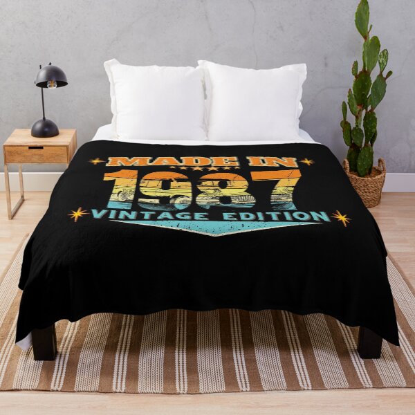 Item preview, Made in 1987 Vintage Birthday Gift – Retro 80s Distressed 39th Birthday Design designed and sold by MixedVibes Co..