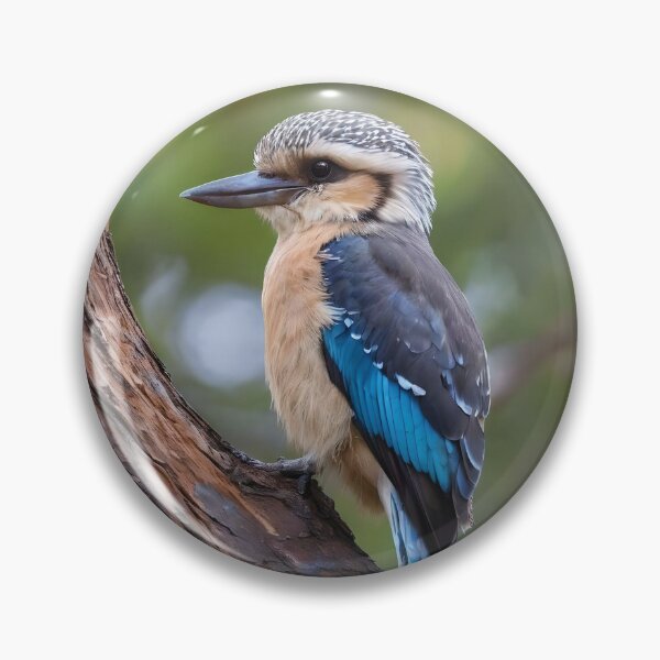 Item preview, "Azure Wings: The Charming Kookaburra" designed and sold by A-Work-Of-Art.