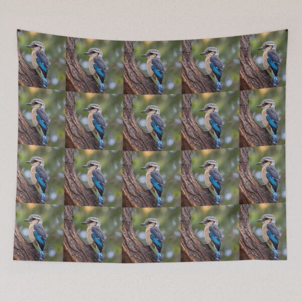 Item preview, "Azure Wings: The Charming Kookaburra" designed and sold by A-Work-Of-Art.