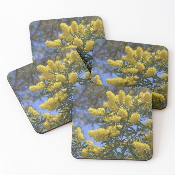 Item preview, "Golden Elegance: The Wattle Tree in Bloom" designed and sold by A-Work-Of-Art.