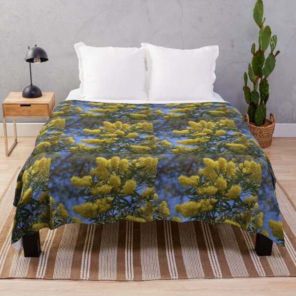 Item preview, "Golden Elegance: The Wattle Tree in Bloom" designed and sold by A-Work-Of-Art.