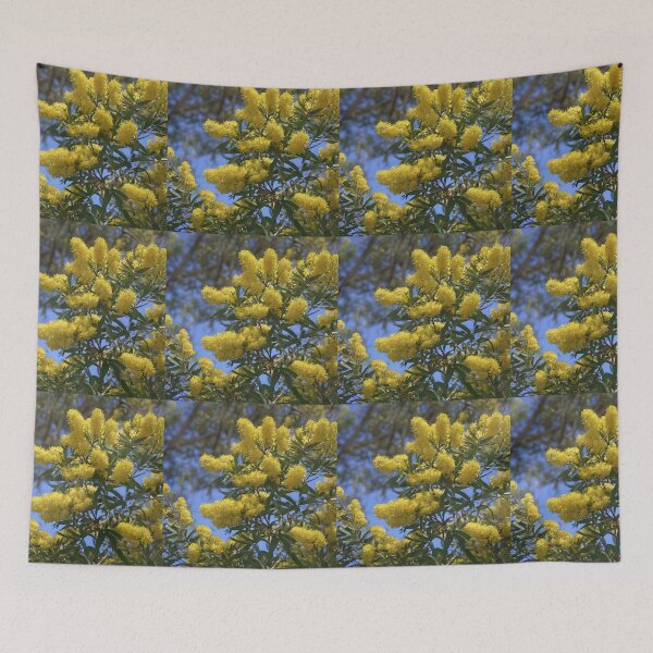 Item preview, "Golden Elegance: The Wattle Tree in Bloom" designed and sold by A-Work-Of-Art.