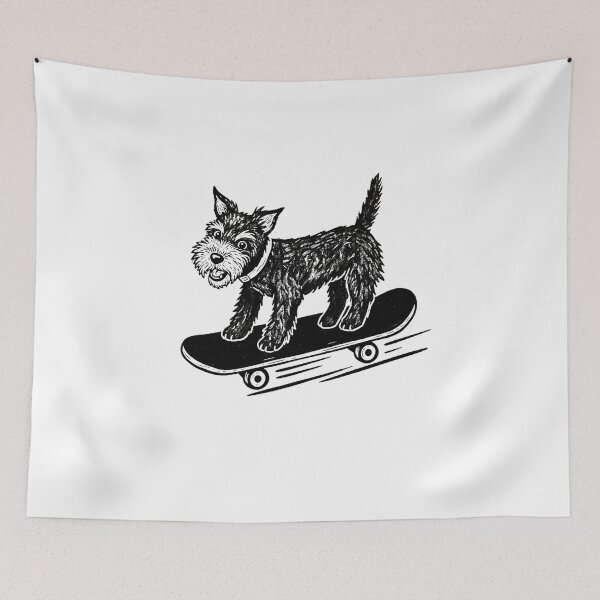 Item preview, Mongrel Dog on Skateboard – Skate Dogs Club designed and sold by PhokaPhokich.