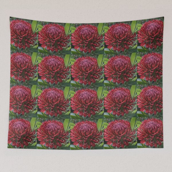 Item preview, "Bold Beauty: The Majestic Red Waratah Flower" designed and sold by A-Work-Of-Art.
