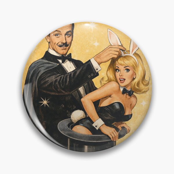 Item preview, Vintage Magic Show – 1960s Pin-Up Illusion Illustration designed and sold by DiamondSkyShirt.