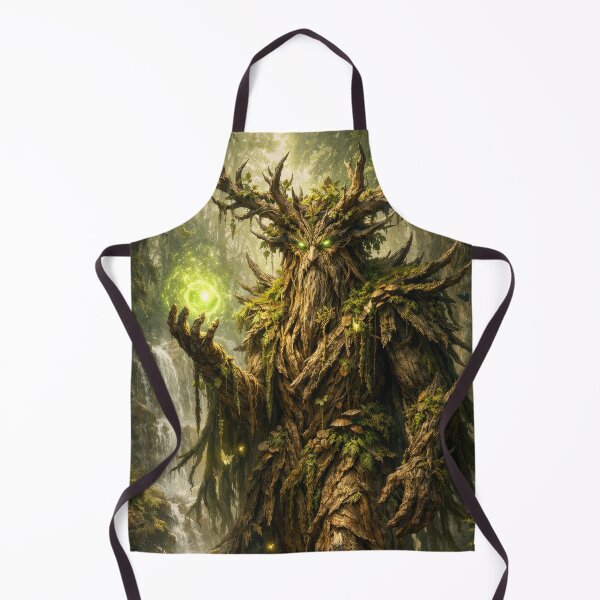 Item preview, Ancient Forest Ent Guardian – Mystical Tree Spirit Fantasy Art designed and sold by DrakariArt.