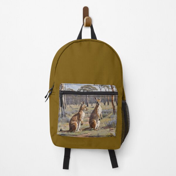Item preview, Outback Companions Kangaroo's In Oil designed and sold by A-Work-Of-Art.