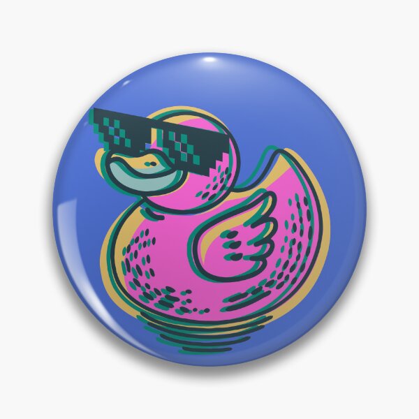 Item preview, Deal With It Duck - Retro Glitch Edition designed and sold by WestIndigo.
