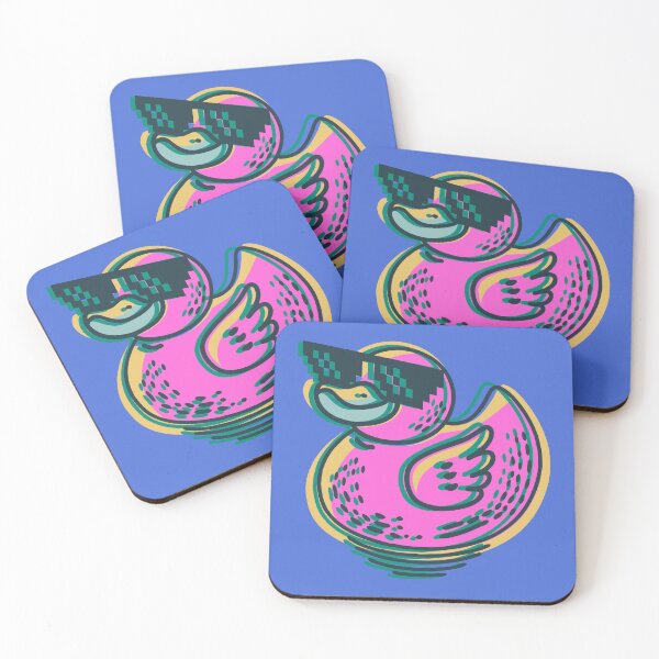 Item preview, Deal With It Duck - Retro Glitch Edition designed and sold by WestIndigo.
