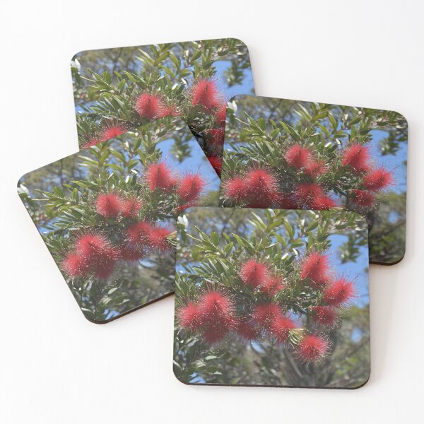 Item preview, Crimson Cascade The Red Australian Bottle Brush Tree, designed and sold by A-Work-Of-Art.