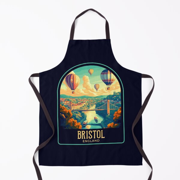 Item preview, Bristol Vintage Travel Illustration designed and sold by HomeLivingCo.