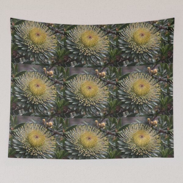 Item preview, Golden Glow The Majestic Australian Banksia Bloom designed and sold by A-Work-Of-Art.