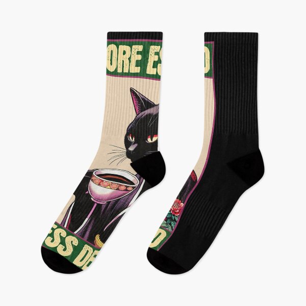 Item preview,  More Espresso Less Depresso Meme - Funny Coffee Cat designed and sold by STKKIM.