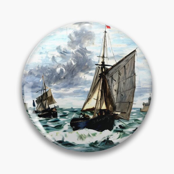 Item preview, Entrance to the Port of Honfleur designed and sold by artdesignsnow.
