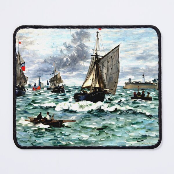 Item preview, Entrance to the Port of Honfleur designed and sold by artdesignsnow.