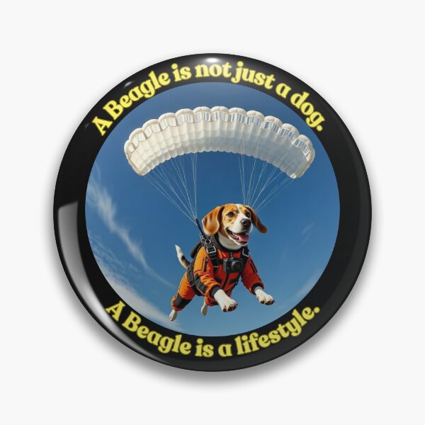 Item preview, A Beagle Is Not Just a Dog – Skydiving Beagle Lifestyle Dog Lover T-Shirt designed and sold by ArthurShu.