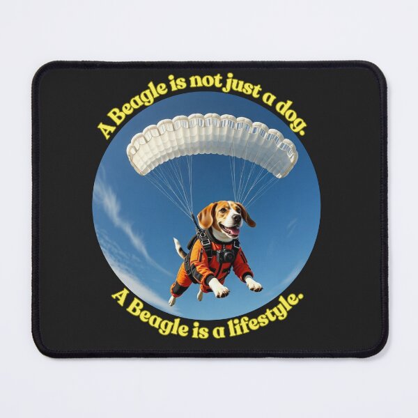 Item preview, A Beagle Is Not Just a Dog – Skydiving Beagle Lifestyle Dog Lover T-Shirt designed and sold by ArthurShu.