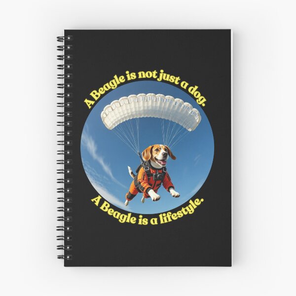 Item preview, A Beagle Is Not Just a Dog – Skydiving Beagle Lifestyle Dog Lover T-Shirt designed and sold by ArthurShu.