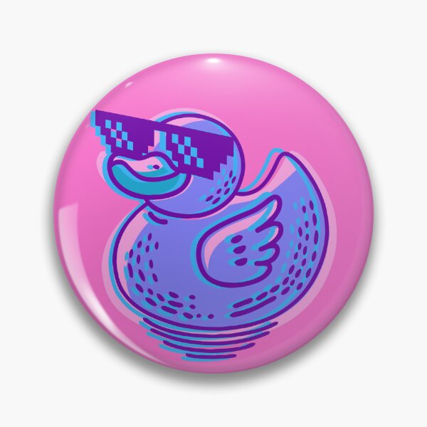 Item preview, Deal With It Duck - Retro Glitch Edition designed and sold by WestIndigo.