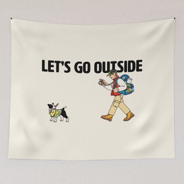 Item preview, Lets Go Outside Hiking Adventure designed and sold by Oniyasha.