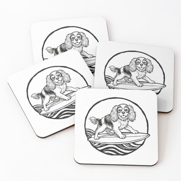 Item preview, Cavalier King Charles Spaniel on Skateboard – Skate Dogs Club designed and sold by PhokaPhokich.