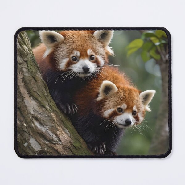 Item preview, Red Panda Lookout Baby Red Pandas In A Tree designed and sold by A-Work-Of-Art.