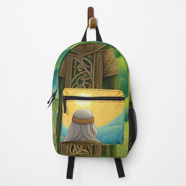 Item preview, Folk Art Celtic Druid in a meadow designed and sold by Colin Bentham.