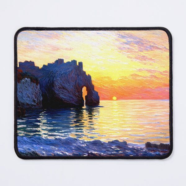 Item preview, Étretat, Cliff of d’Aval at Sunset designed and sold by artdesignsnow.