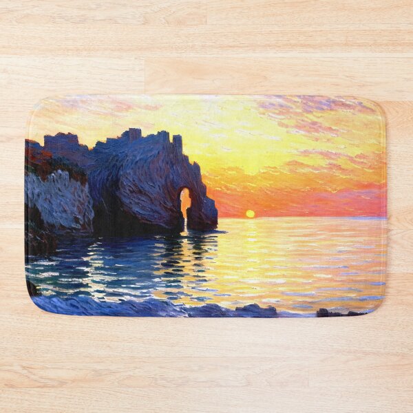 Item preview, Étretat, Cliff of d’Aval at Sunset designed and sold by artdesignsnow.