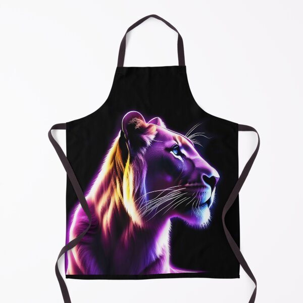 Item preview, Glowing Purple Neon Lioness, designed and sold by A-Work-Of-Art.